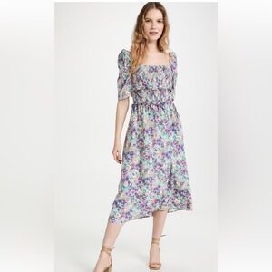 Glamorous Smocked Floral Dress L